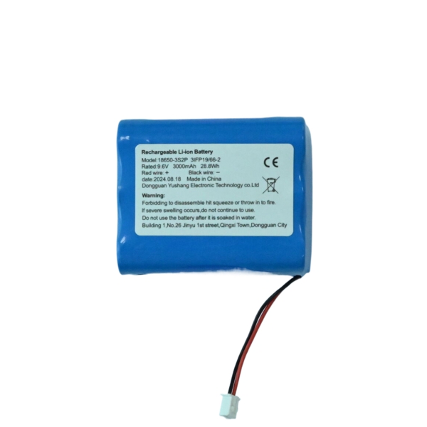 Cylindrical lithium battery 18650-4000mAh --7.4V-2 series 2 parallel battery pack (customizable) placed side by side 2