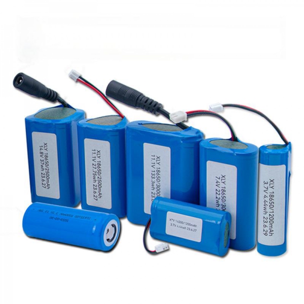圆柱锂电池-18650系列-3.7V-72V（容量可定制）